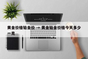 黄金价格铂金价 → 黄金铂金价格今天多少一克