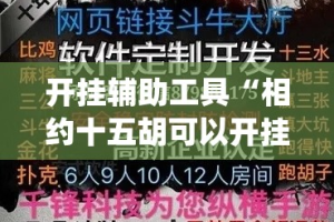 开挂辅助工具“相约十五胡可以开挂吗”(透视)其实确实有挂