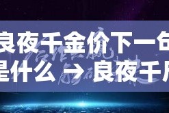 良夜千金价下一句是什么 → 良夜千尺