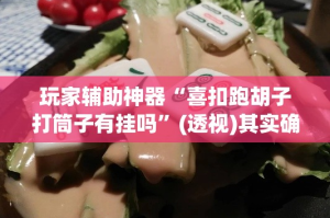 玩家辅助神器“喜扣跑胡子打筒子有挂吗”(透视)其实确实有挂