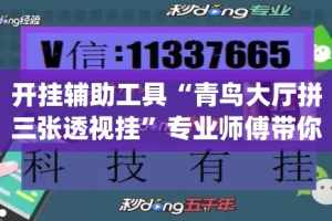 开挂辅助工具“青鸟大厅拼三张透视挂”专业师傅带你一起了解(确实有挂