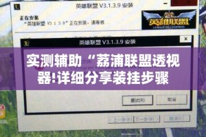 实测辅助“荔浦联盟透视器!详细分享装挂步骤