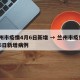 兰州市疫情4月6日新增 → 兰州市疫情4月6日新增病例