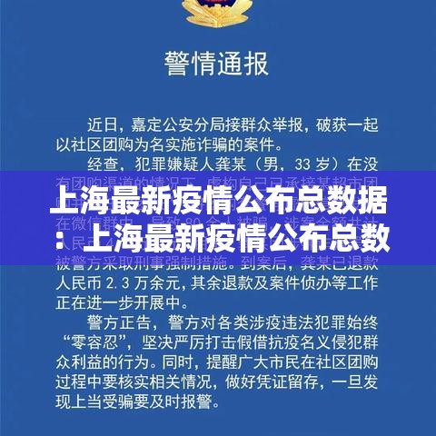 上海最新疫情公布总数据：上海最新疫情公布总数据查询