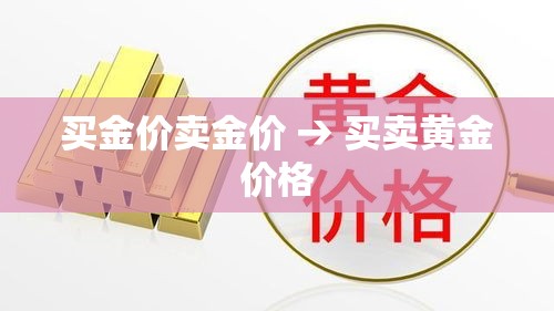 买金价卖金价 → 买卖黄金价格