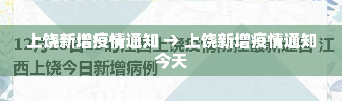 上饶新增疫情通知 → 上饶新增疫情通知今天