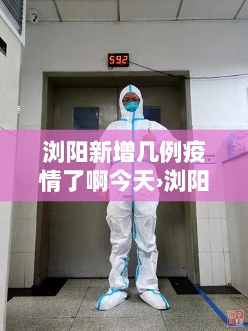 浏阳新增几例疫情了啊今天›浏阳市新增病例