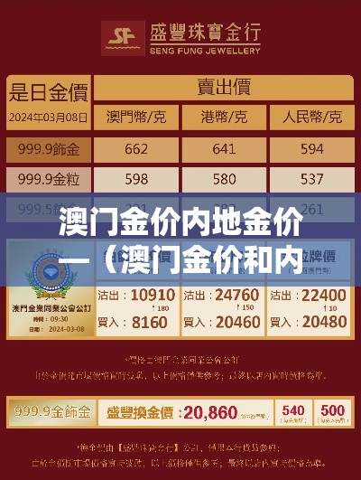 澳门金价内地金价—（澳门金价和内地金价）
