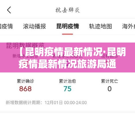 【昆明疫情最新情况·昆明疫情最新情况旅游局通知】