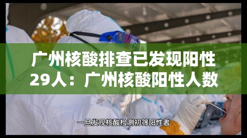 广州核酸排查已发现阳性29人：广州核酸阳性人数