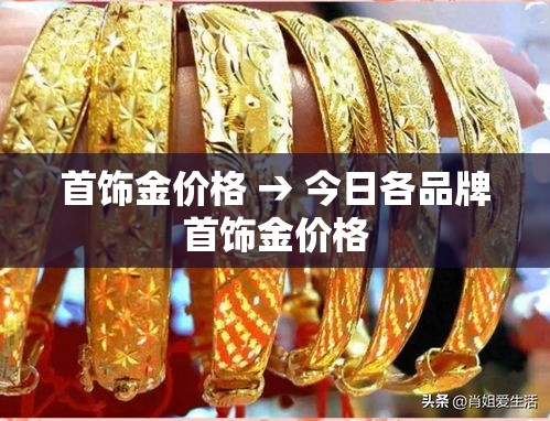 首饰金价格 → 今日各品牌首饰金价格