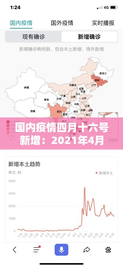 国内疫情四月十六号新增：2021年4月16日中国疫情