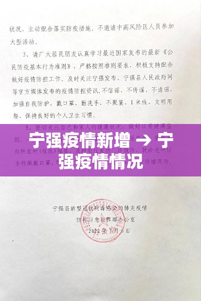 宁强疫情新增 → 宁强疫情情况