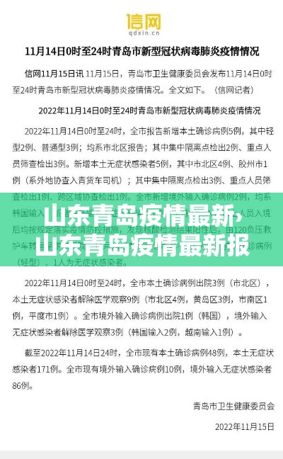 山东青岛疫情最新›山东青岛疫情最新报道