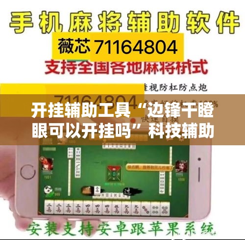 开挂辅助工具“边锋干瞪眼可以开挂吗	”科技辅助神器手机版