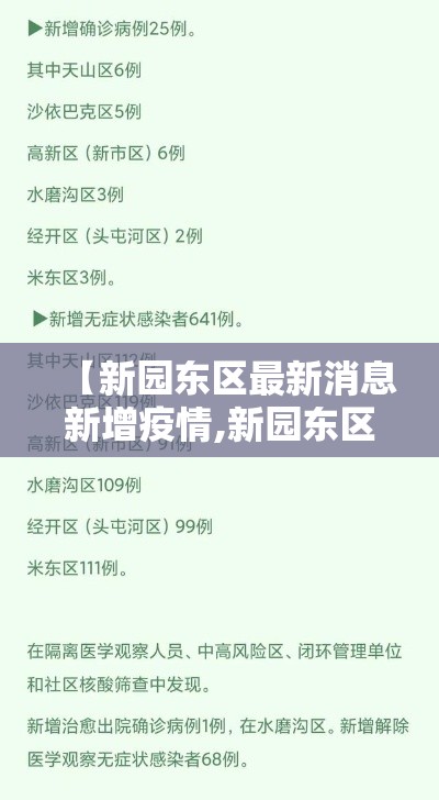 【新园东区最新消息新增疫情,新园东区最新消息新增疫情轨迹】