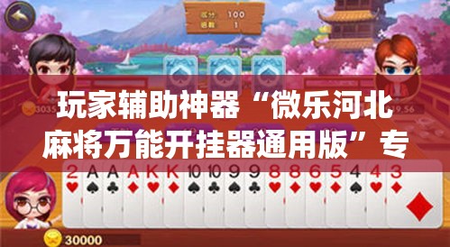 玩家辅助神器“微乐河北麻将万能开挂器通用版	”专业师傅带你一起了解(确实有挂