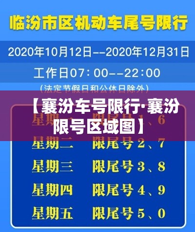 【襄汾车号限行·襄汾限号区域图】
