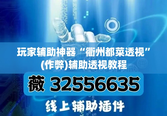 玩家辅助神器“衢州都菜透视”(作弊)辅助透视教程