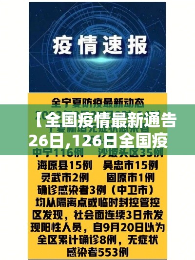 【全国疫情最新通告26日,126日全国疫情通报】