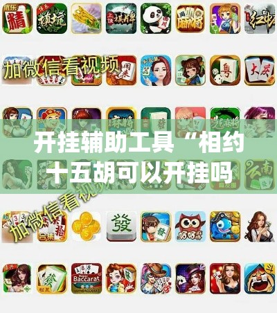 开挂辅助工具“相约十五胡可以开挂吗”(透视)其实确实有挂