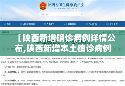 【陕西新增确诊病例详情公布,陕西新增本土确诊病例详情】 【陕西新增确诊病例详情公布,陕西新增本土确诊病例详情】